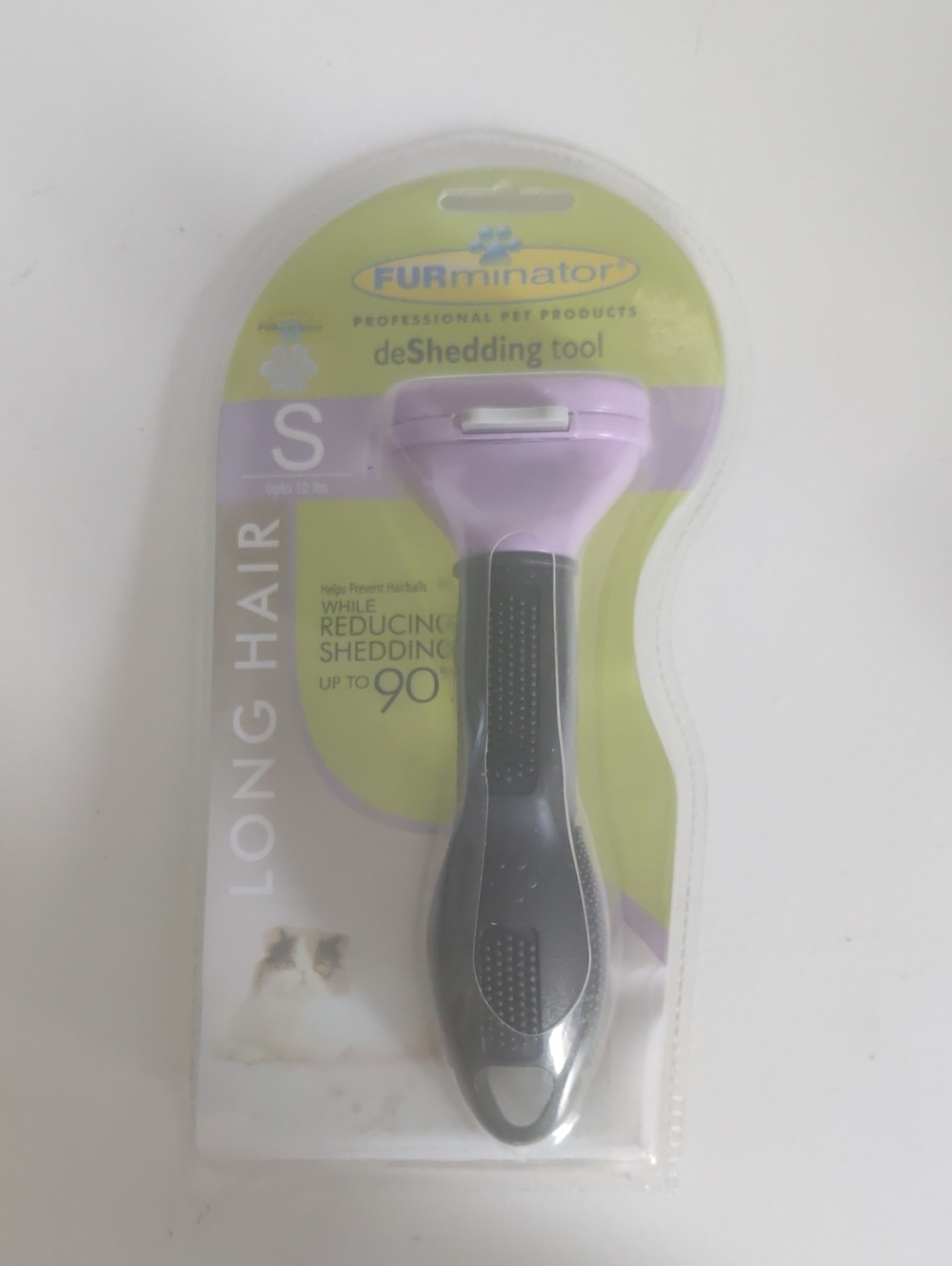 FURminator Long Hair deShedding Tool - Lavender & Black